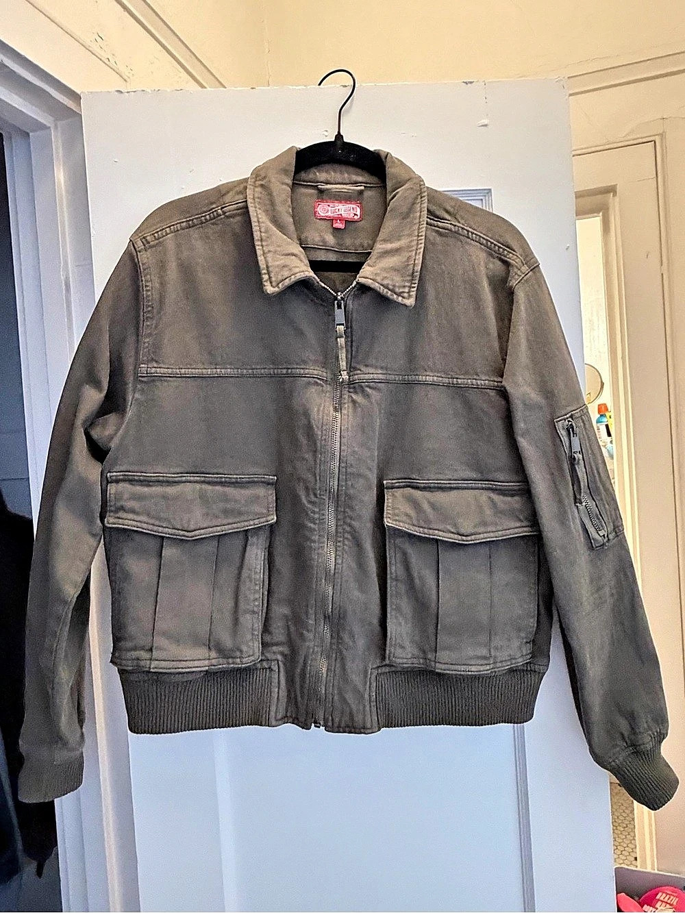 Lucky Brand Denim Bomber Jacket Women’s